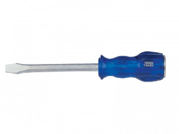 Отвертка шлицевая Slotted 10,0 мм 300 мм, силовая, пластиковая ручка KING TONY 14821012