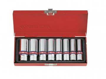 Набор глубоких торцевых головок 3/8&quot, шестигранные, 3/8&quot-13/16&quot, 8 предметов KING TONY 3508SR