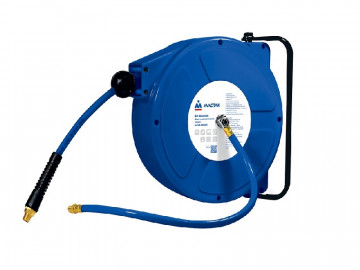 Шланг на автоматической катушке, полиуретановый 8х12 мм, 8 м, резьба 1/4&quot МАСТАК 681-08008HR