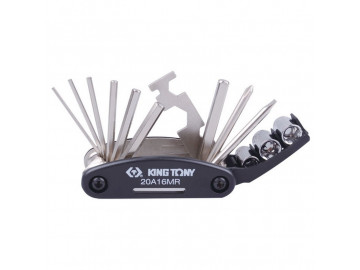 Набор инструментов для ремонта велосипедов, 16 предметов KING TONY 20A16MR