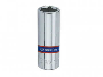 Головка торцевая глубокая шестигранная 1/4&quot, 13 мм KING TONY 223513M