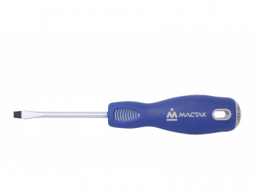 Отвертка шлицевая Slotted 4.0х100 мм, держатель МАСТАК 040-40100H