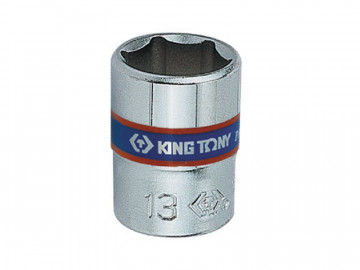 Головка торцевая стандартная шестигранная 1/4&quot, 6 мм KING TONY 233506M