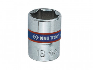 Головка торцевая стандартная шестигранная 1/4&quot, 14 мм KING TONY 233514M