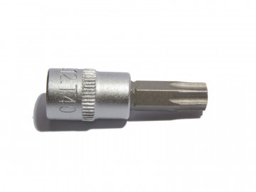 Торцевая головка короткая с битой 1/4