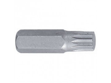 Вставка (бита) торцевая 10 мм, SPLINE, М12, L = 36 мм KING TONY 163612M