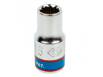 Головка торцевая стандартная двенадцатигранная 1/4, 5,5 мм KING TONY 233055M