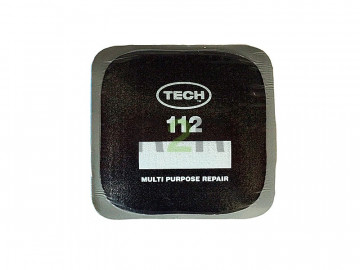 Заплата многоцелевая с переплетенным кордом 76х76 мм универсальная Tech 112BK