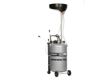 Установка для слива и откачки масла/антифриза 70 л KraftWell KRW1832.70L