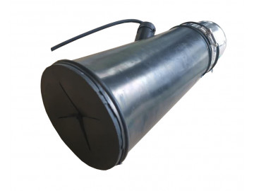 Насадка газоприемная круглая 76 мм KraftWell KRW-EN-76R