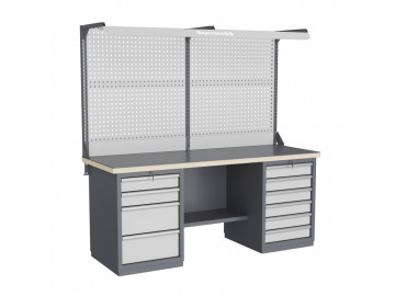 Верстак слесарный FBK 205.46.4-2F